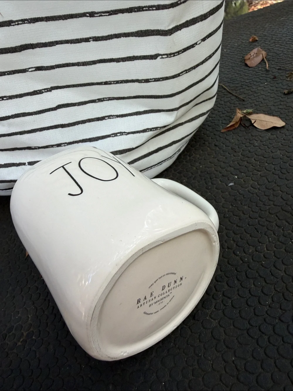White JOY Ceramic Mug - Home Dining
